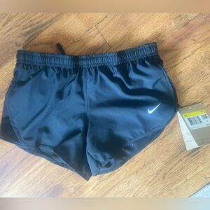 NWT Girls Black Nike Running Shorts Sz Small